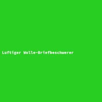 Luftiger Wolle-Briefbeschwerer