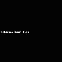 Schickes Gummi-Glas