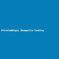 Mittelm&auml;&szlig;iges Baumwolle-Tanktop