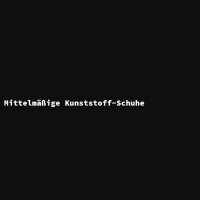 Mittelm&auml;&szlig;ige Kunststoff-Schuhe