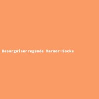 Besorgniserregende Marmor-Socke