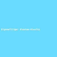 Eigenwilliger Elastan-Klositz