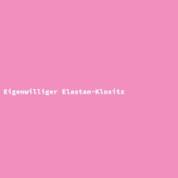 Eigenwilliger Elastan-Klositz