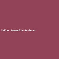 Toller Baumwolle-Rasierer