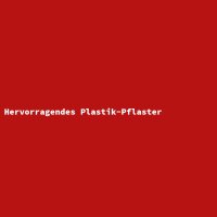 Hervorragendes Plastik-Pflaster