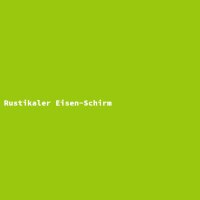 Rustikaler Eisen-Schirm
