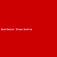 Rustikaler Eisen-Schirm