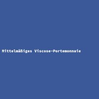 Mittelm&auml;&szlig;iges Viscose-Portemonnaie