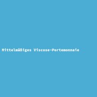 Mittelm&auml;&szlig;iges Viscose-Portemonnaie
